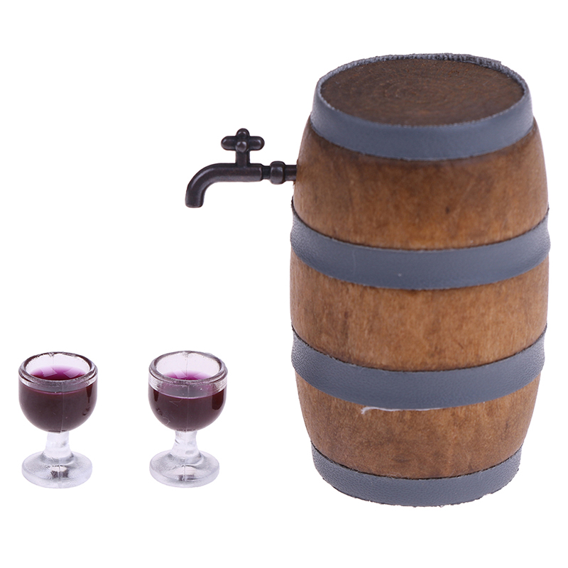 Wine Beer House - Mini barril de vino tinto de