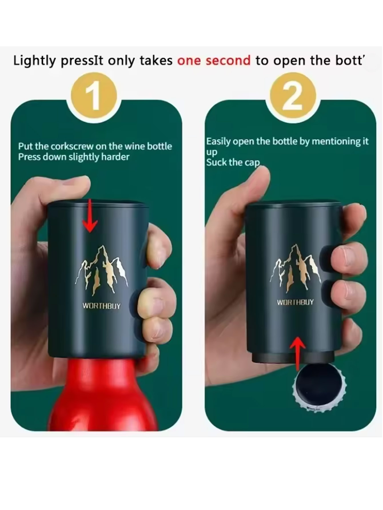 Wine In Beer Bottle - Abridor automático de botellas de cerveza,