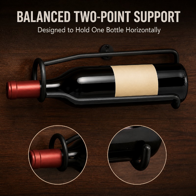 Estante de metal para vinos mo - Wine Beer Rack reseña y precio