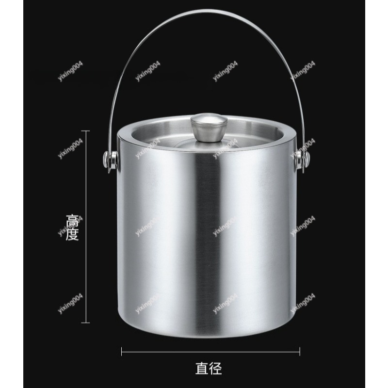 Cubo de hielo de doble pared d - Wine Beer Cooler reseña y precio