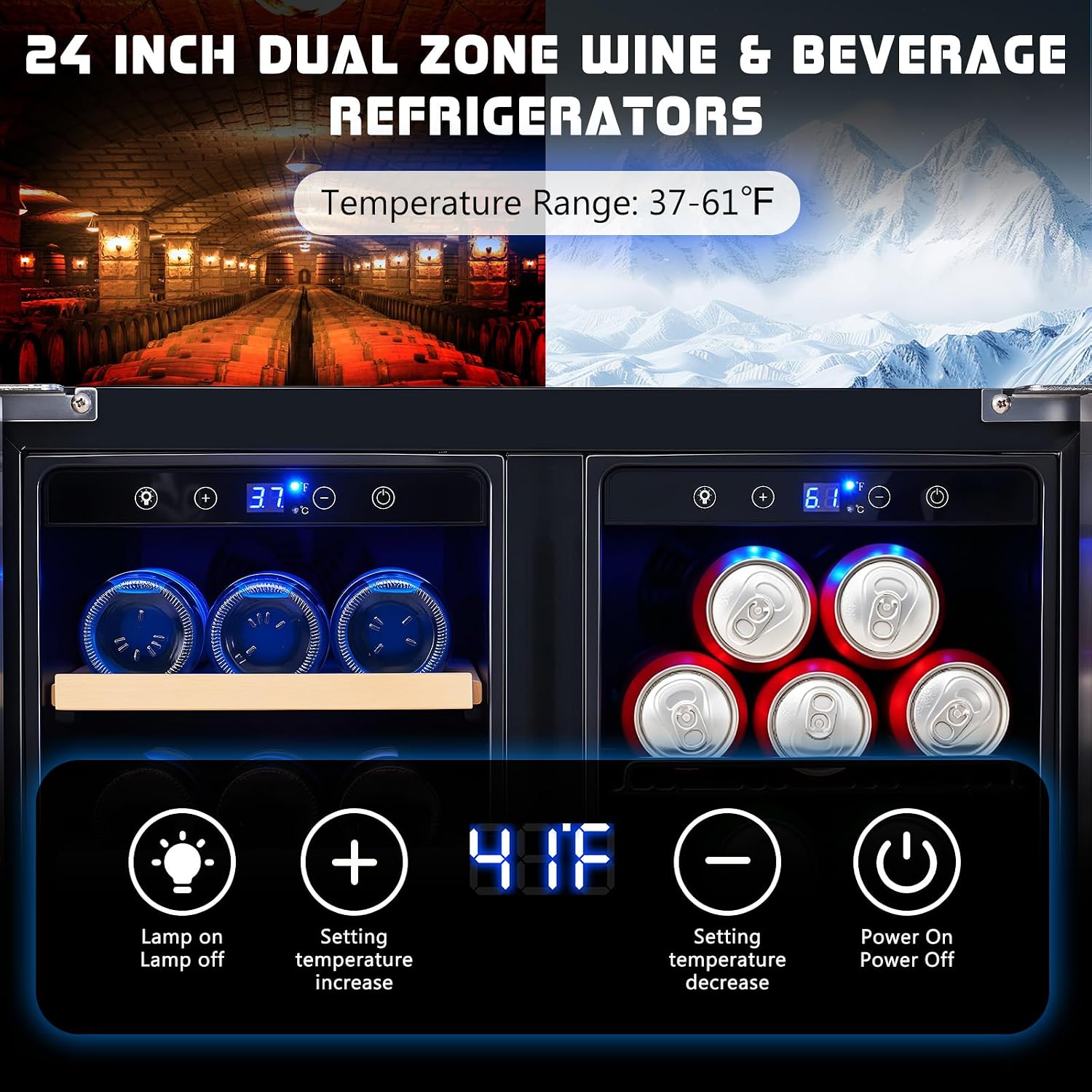 Refrigerador para Bebidas, Nev - Wine And Beer Undercounter Fridge reseña y precio