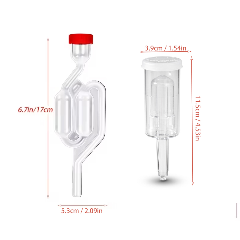 Válvula de burbuja en forma de - Wine Beer Making Supplies reseña y precio
