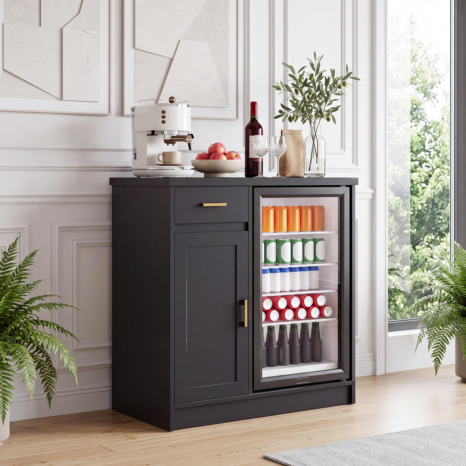 Mueble Bar de Vino Estilo Rúst - Wine Beer Cooler reseña y precio