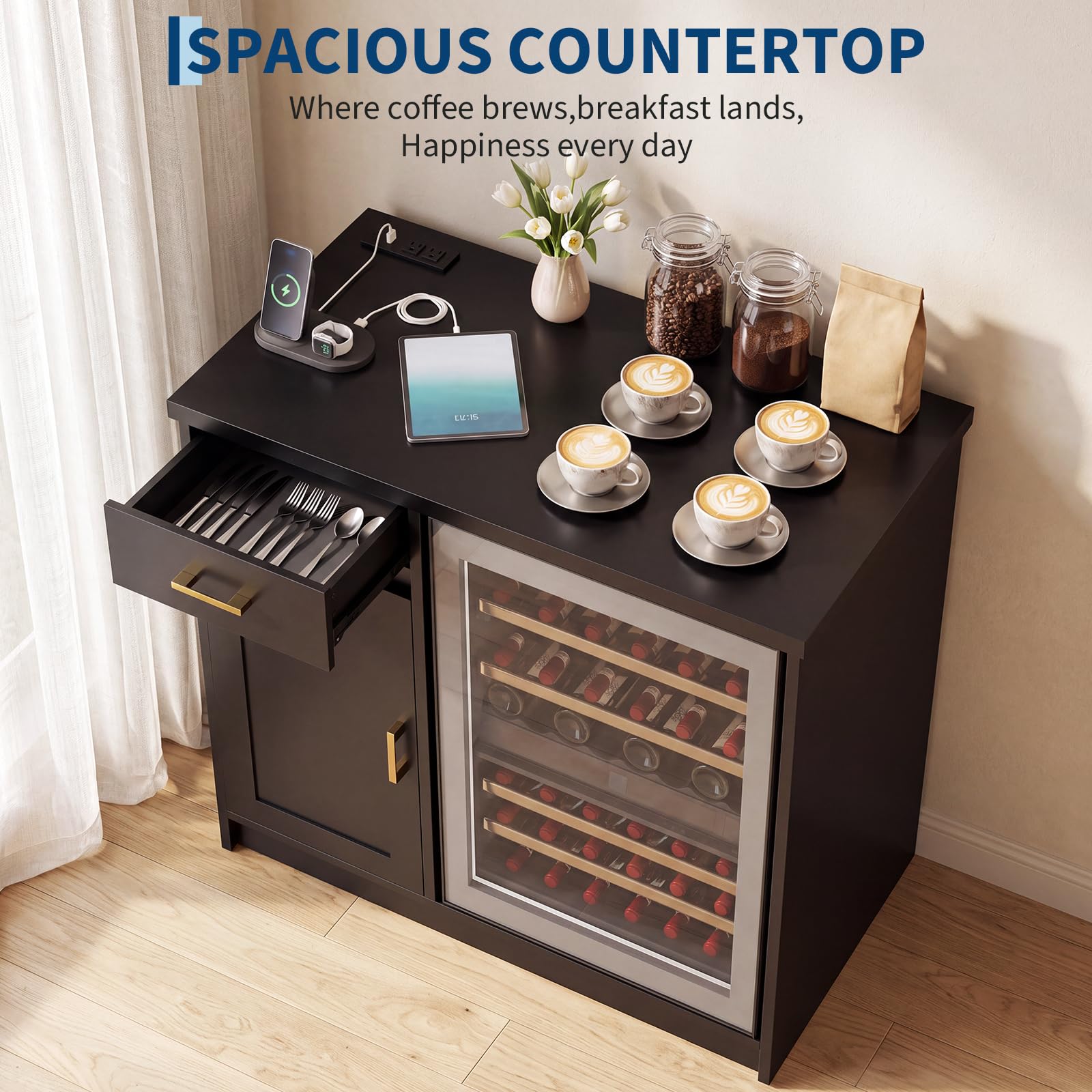 Mueble Bar de Vino Estilo Rúst - Wine Beer Cooler reseña y precio