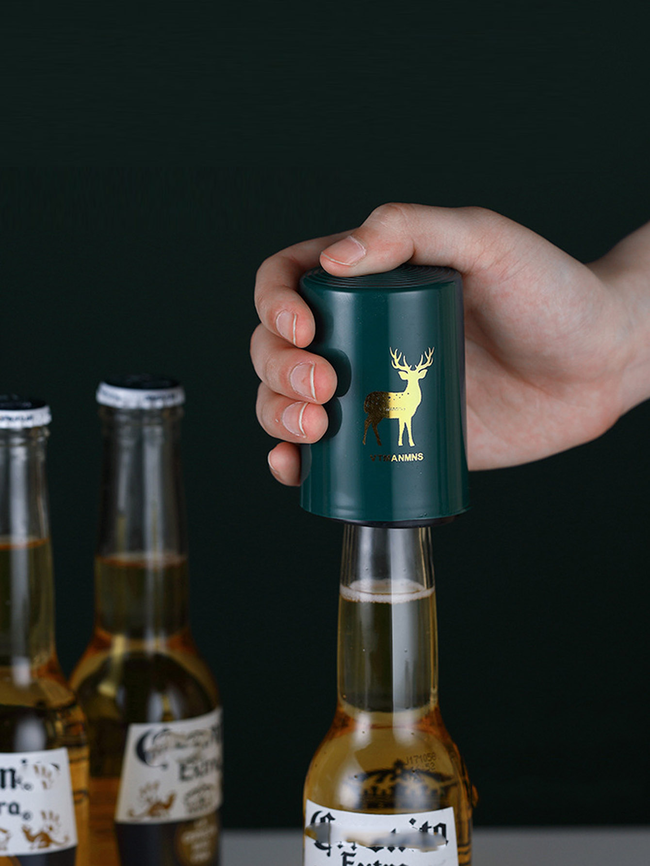 Abridor automático de botellas - Wine In Beer Bottle reseña y precio