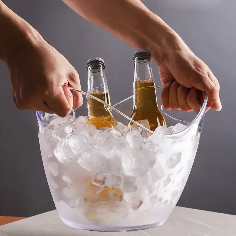 Cubo de Hielo Transparente de  - Wine Beer Cooler reseña y precio