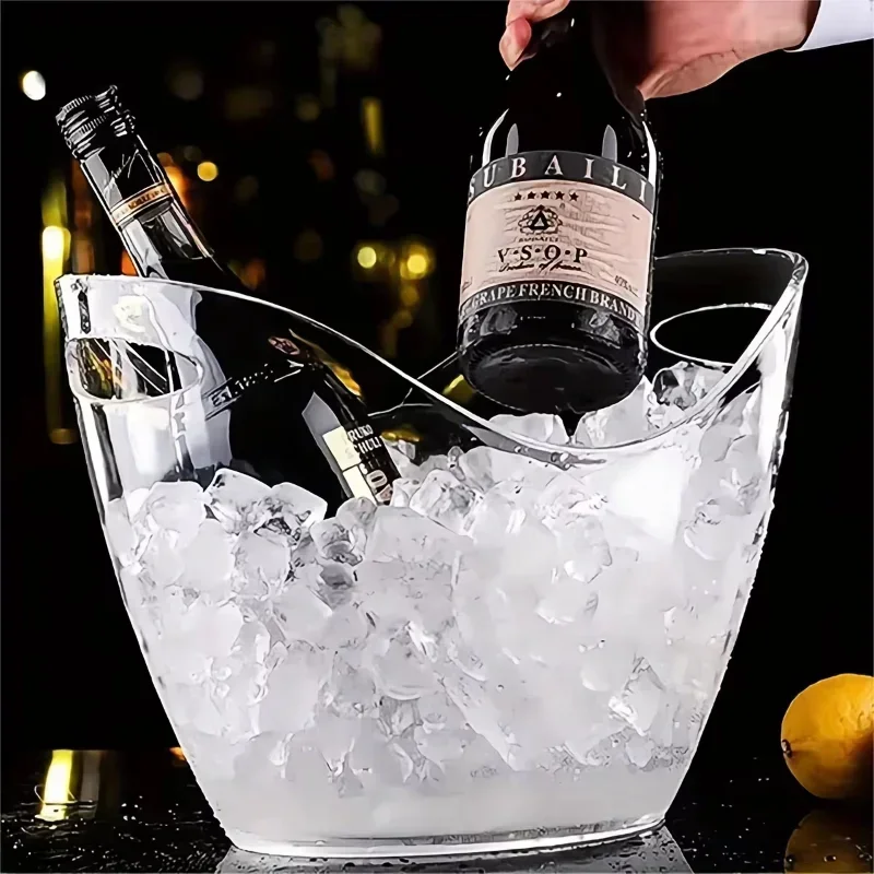 Cubo de Hielo Transparente de  - Wine Beer Cooler reseña y precio