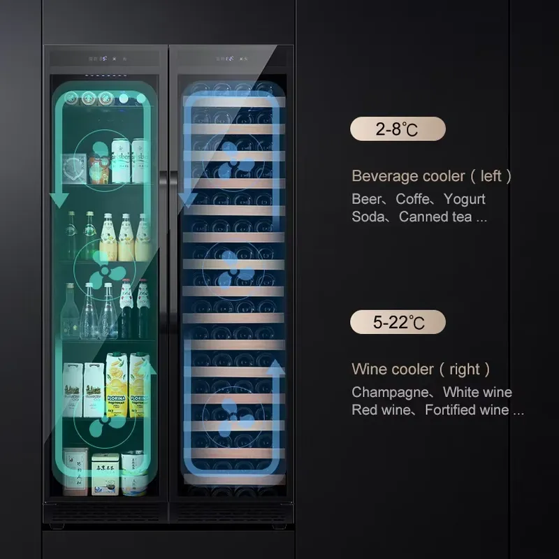 Nevera para bebidas integrada, - Wine And Beer Undercounter Fridge reseña y precio