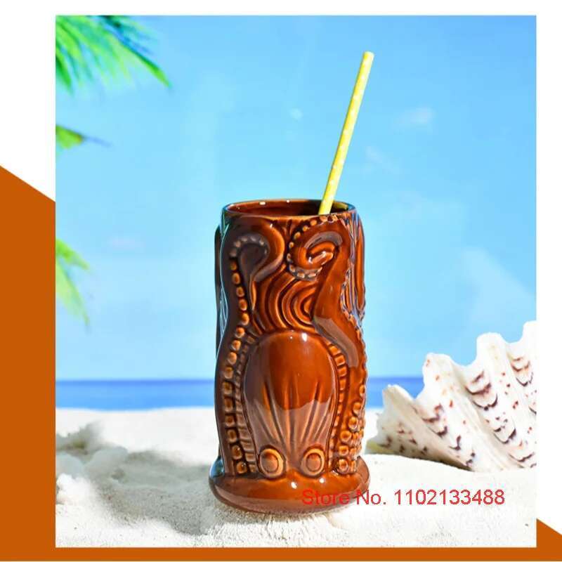 Vaso de cóctel TIKI Bar, taza  - Wine Beer Mixed Drinks reseña y precio